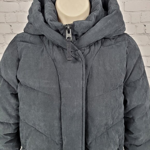 Abercrombie & Fitch Ultra Black Fleece Lined Insulated Hooded Jacket Size XS - Picture 6 of 15